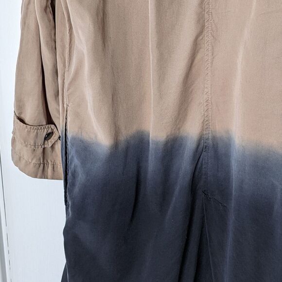 BLANKNYC Tie Dye Blue Ombre Drop Sleeve Open Duster size M - Picture 5 of 12
